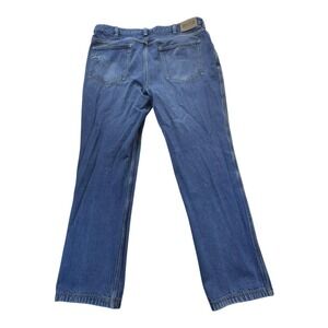 Duluth Trading Denim Jeans Straight Leg Mens 40x34 *Flaw*